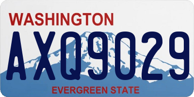 WA license plate AXQ9029