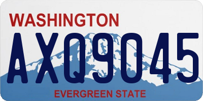 WA license plate AXQ9045