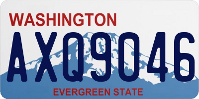 WA license plate AXQ9046