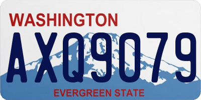 WA license plate AXQ9079