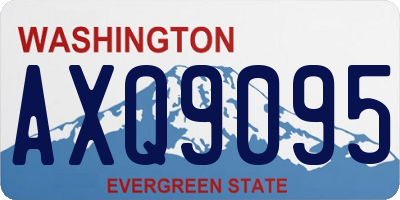 WA license plate AXQ9095