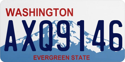 WA license plate AXQ9146