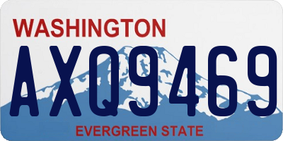 WA license plate AXQ9469