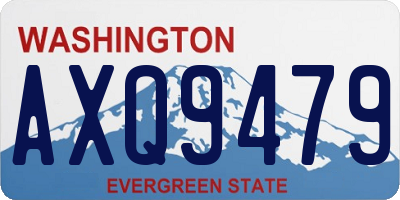 WA license plate AXQ9479
