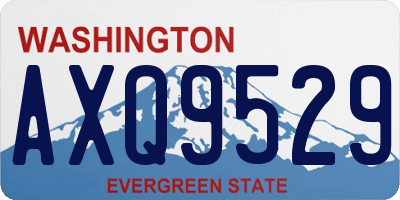 WA license plate AXQ9529