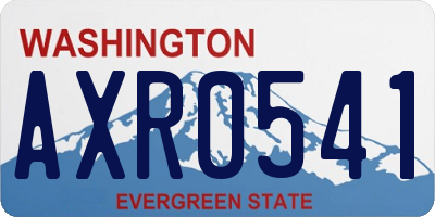 WA license plate AXR0541