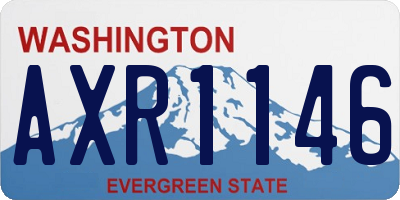 WA license plate AXR1146