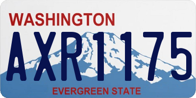 WA license plate AXR1175