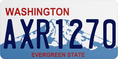 WA license plate AXR1270