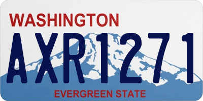 WA license plate AXR1271