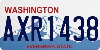 WA license plate AXR1438