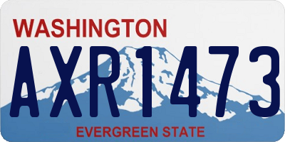 WA license plate AXR1473