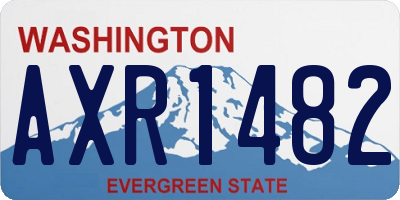 WA license plate AXR1482