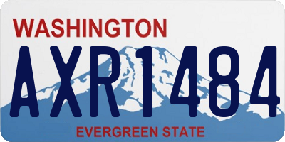 WA license plate AXR1484