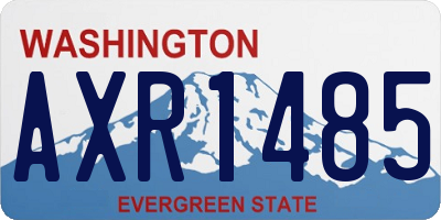 WA license plate AXR1485
