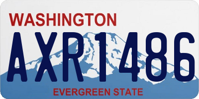WA license plate AXR1486