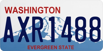 WA license plate AXR1488