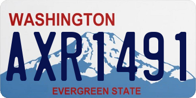 WA license plate AXR1491