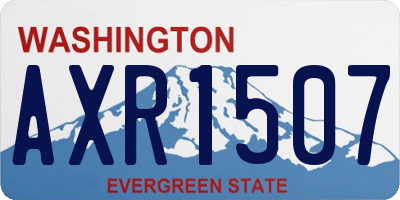 WA license plate AXR1507