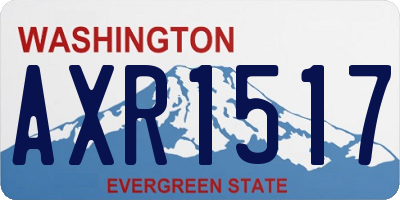 WA license plate AXR1517