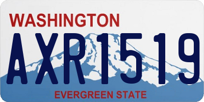 WA license plate AXR1519