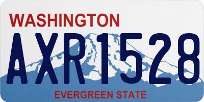 WA license plate AXR1528