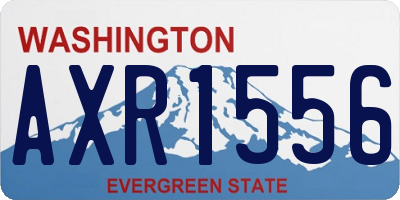 WA license plate AXR1556