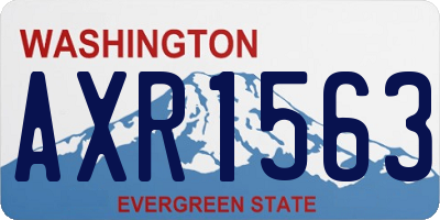 WA license plate AXR1563