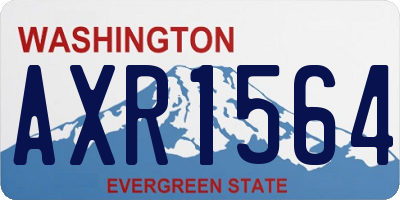 WA license plate AXR1564