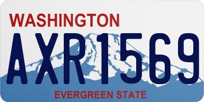 WA license plate AXR1569