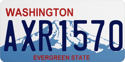 WA license plate AXR1570