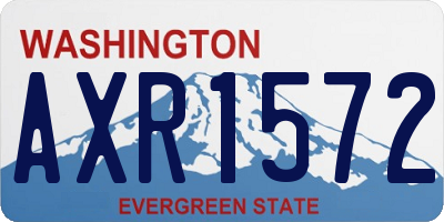 WA license plate AXR1572