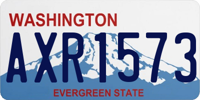 WA license plate AXR1573
