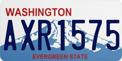 WA license plate AXR1575