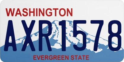 WA license plate AXR1578