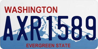 WA license plate AXR1589