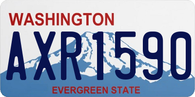 WA license plate AXR1590