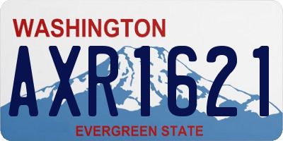 WA license plate AXR1621