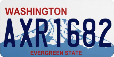WA license plate AXR1682