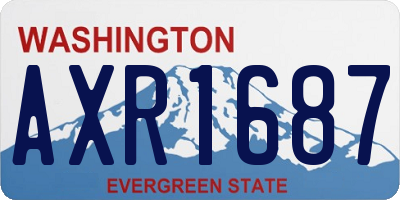 WA license plate AXR1687