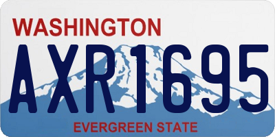 WA license plate AXR1695
