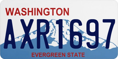 WA license plate AXR1697