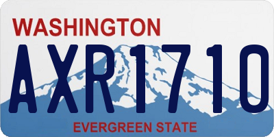 WA license plate AXR1710