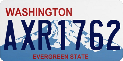WA license plate AXR1762