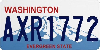 WA license plate AXR1772