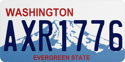 WA license plate AXR1776
