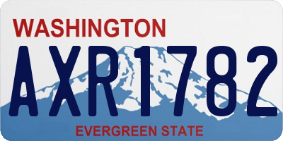 WA license plate AXR1782