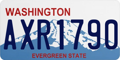 WA license plate AXR1790