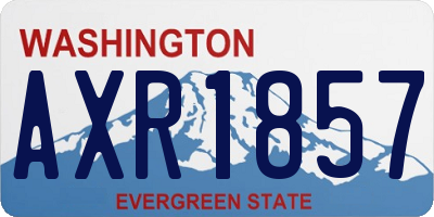 WA license plate AXR1857