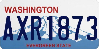 WA license plate AXR1873